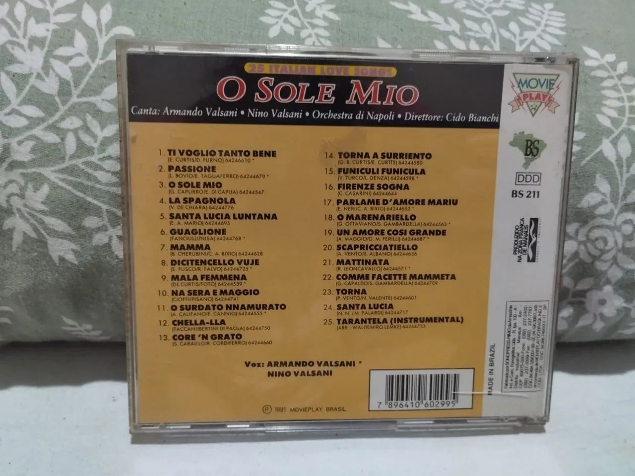 Cd - O Sole Mio: 25 Italian Love Songs  - Foto 2