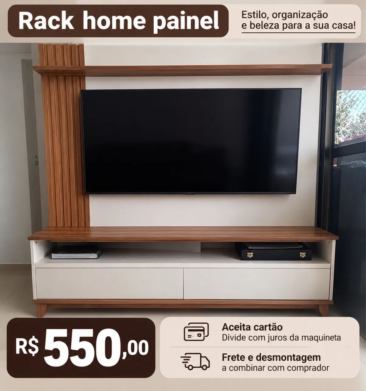 Home rack painel