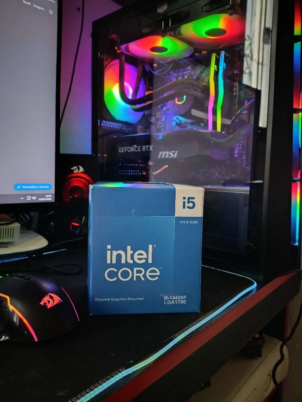 Processador Intel Core i5 14400F Com NF + Caixa Original+ 2,6 anos