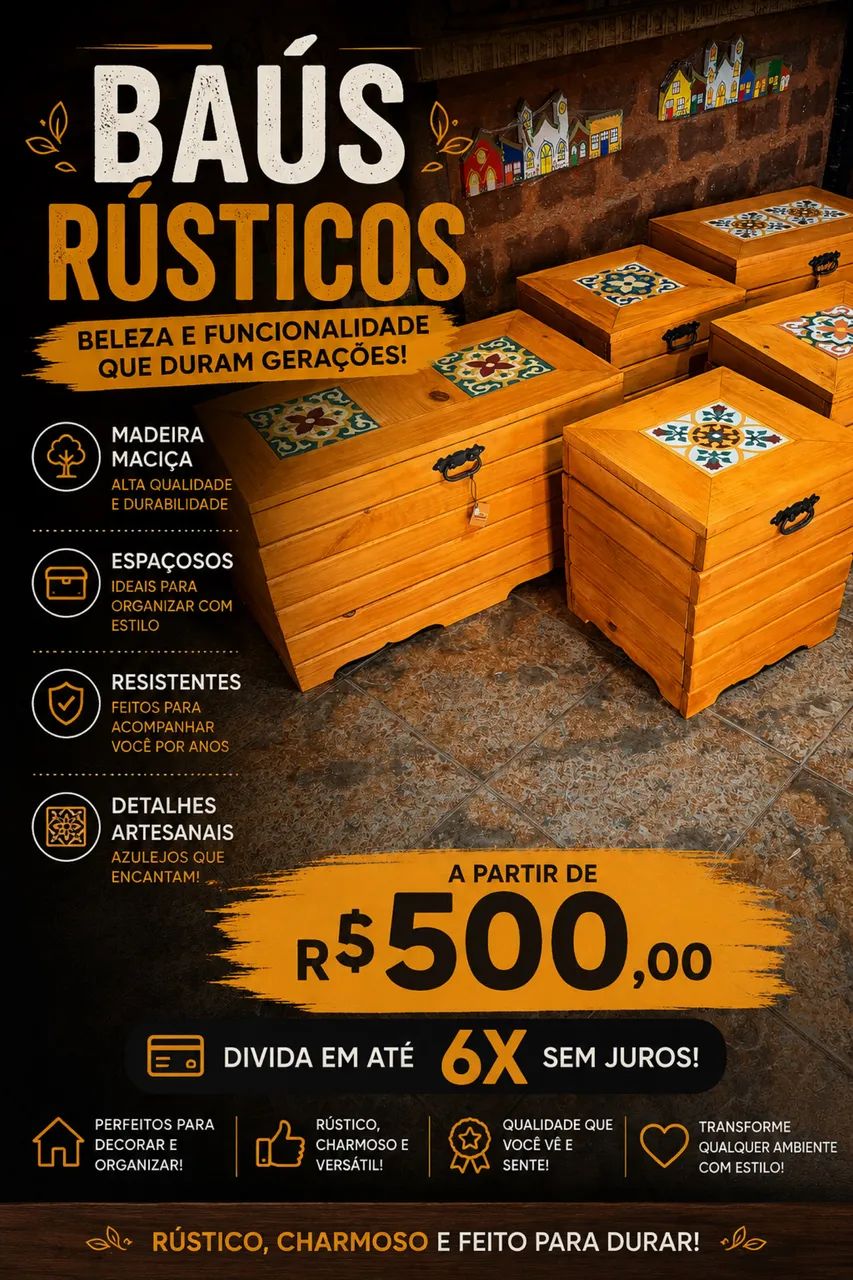Baús Rústicos 