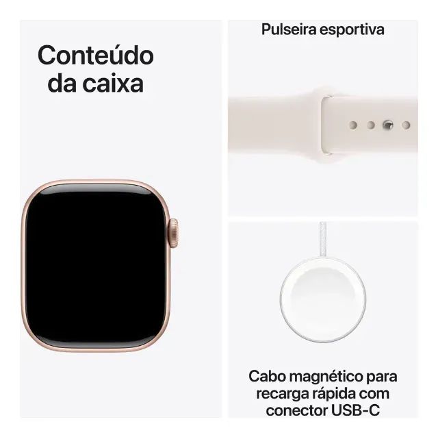Apple Watch S11 - S/M 42MM  - Lacrado - Foto 3
