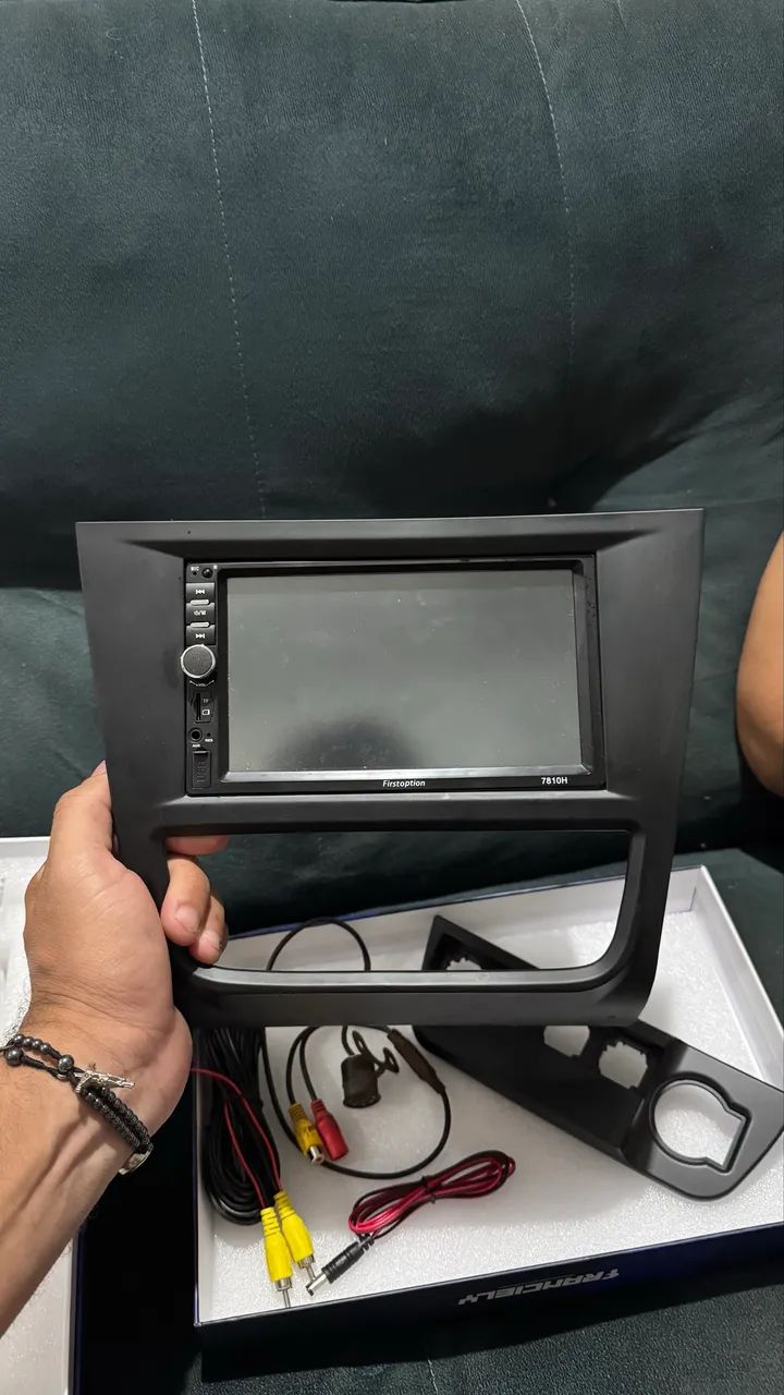 Vendo Multimídia 7 + Moldura para Gol G6 com câmera de Ré