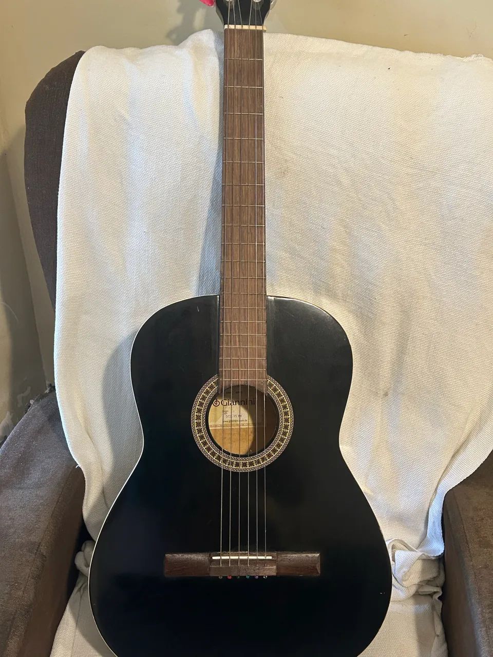 Violão elétrico de aço giannnini