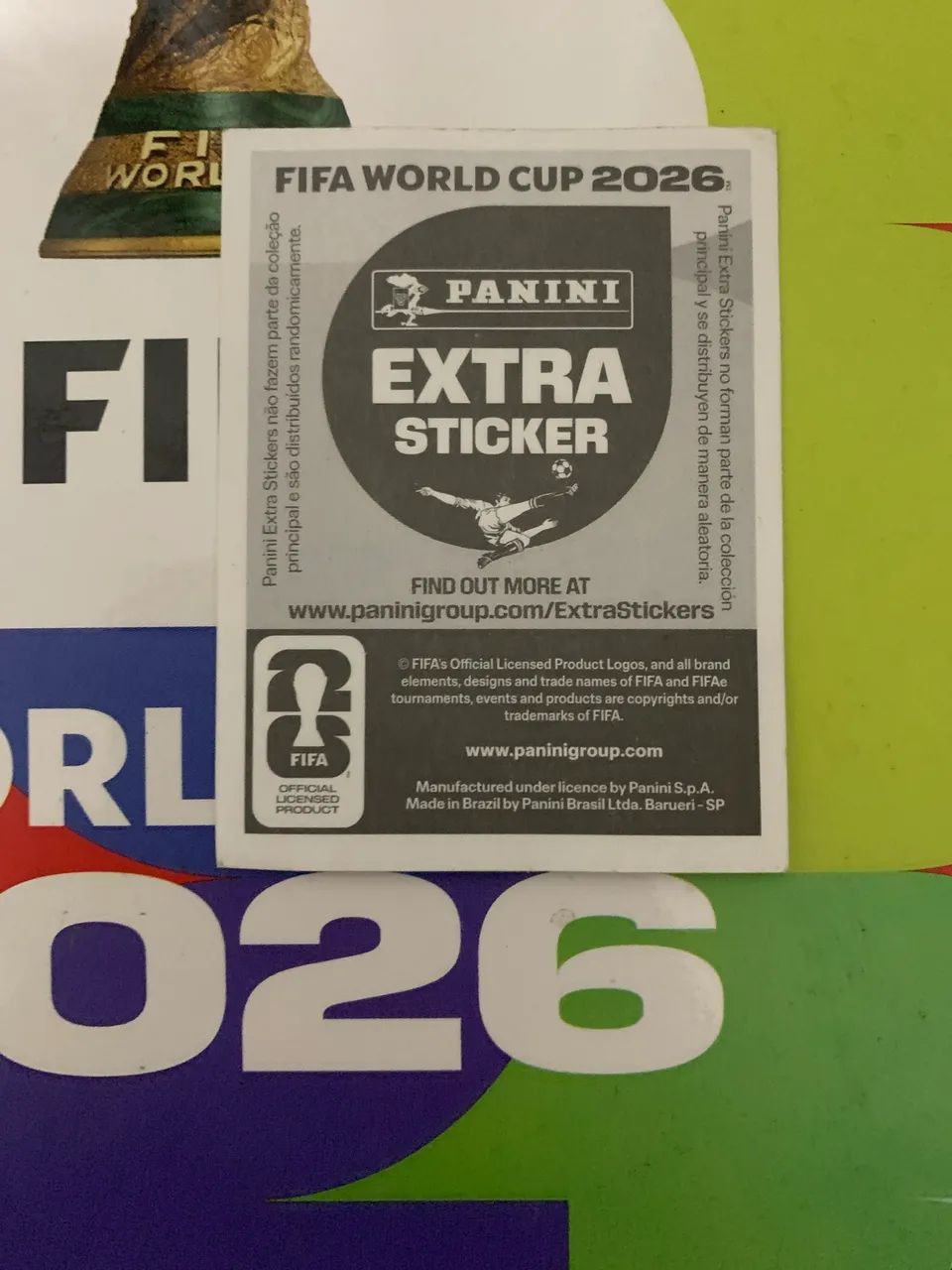 Lionel Messi Extra Sticker SILVER - Panini Copa 2026 - Rara - Foto 2