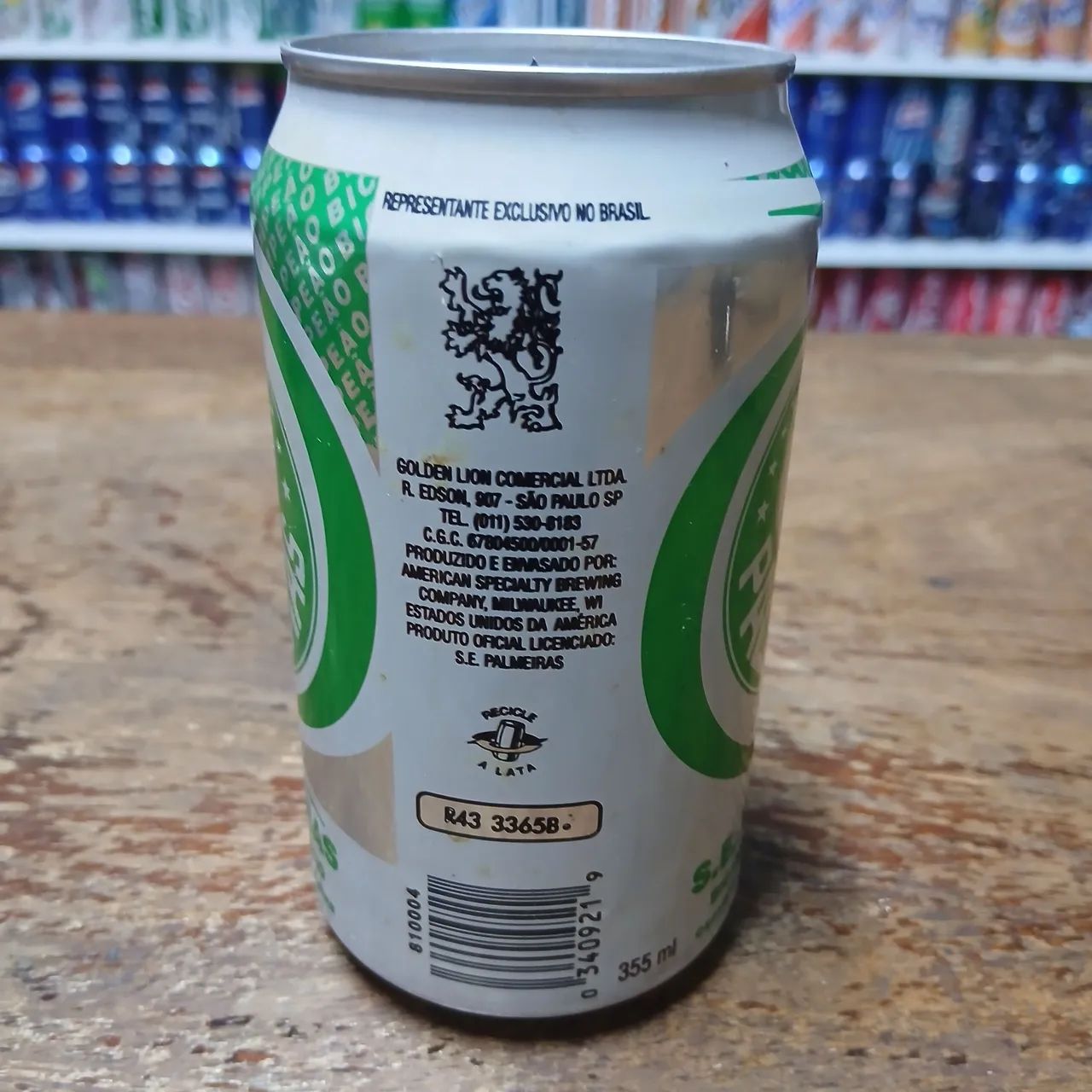 Lata vazia time Palmeiras  - Foto 3