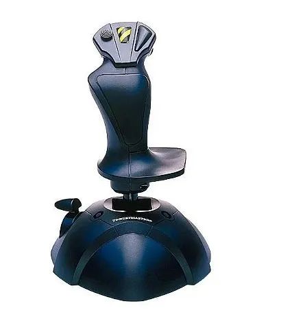 Joystick Usb Thrustmaster Preto Para Pc Windows - Foto 3