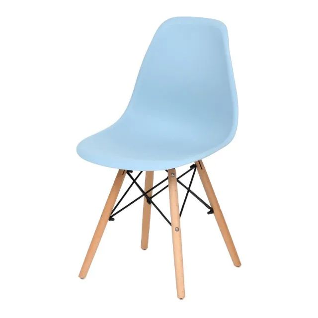 Cadeira Easy Wood Azul - Foto 2