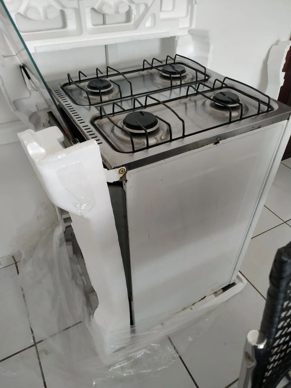 Fogão 4 Bocas Esmaltec Branco  - Foto 4