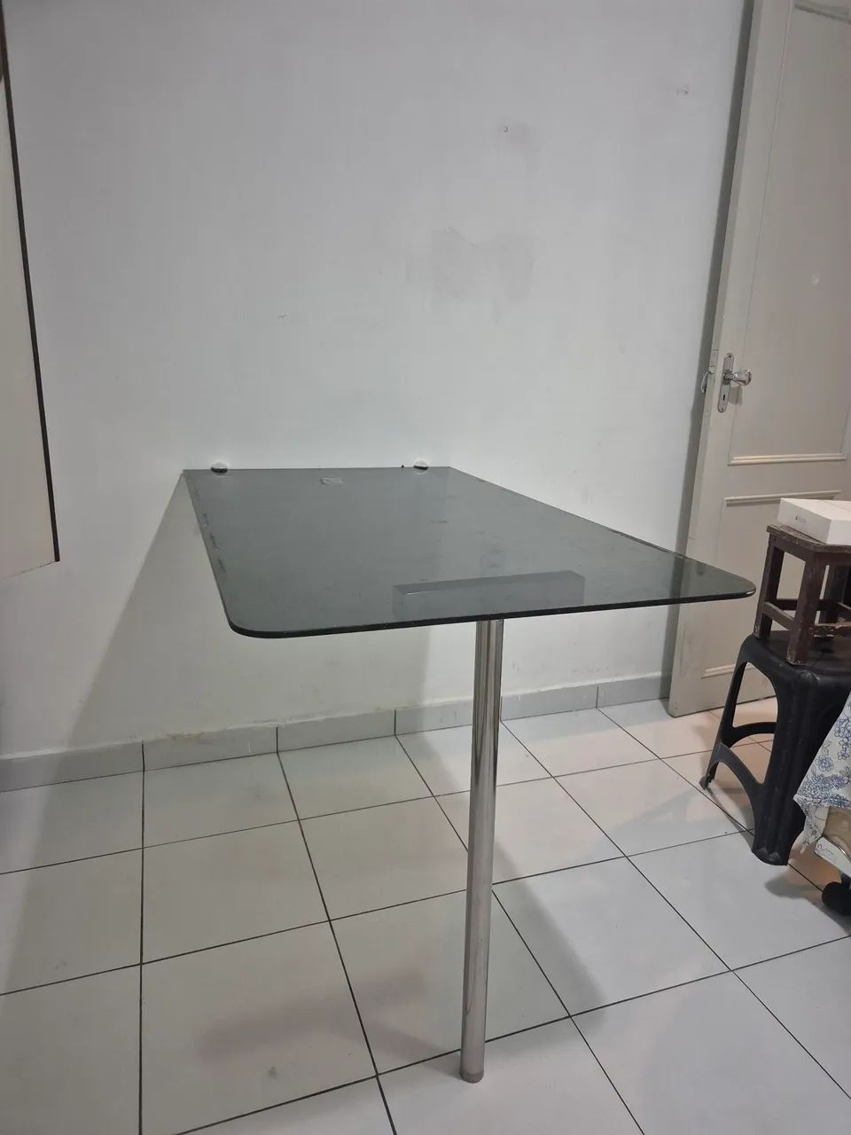 Mesa de vidro com inox - Foto 5