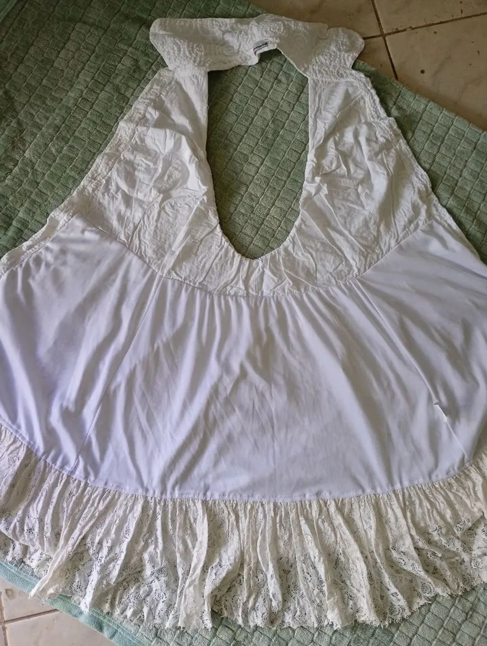 Vestido branco tamanho 36 - Foto 3