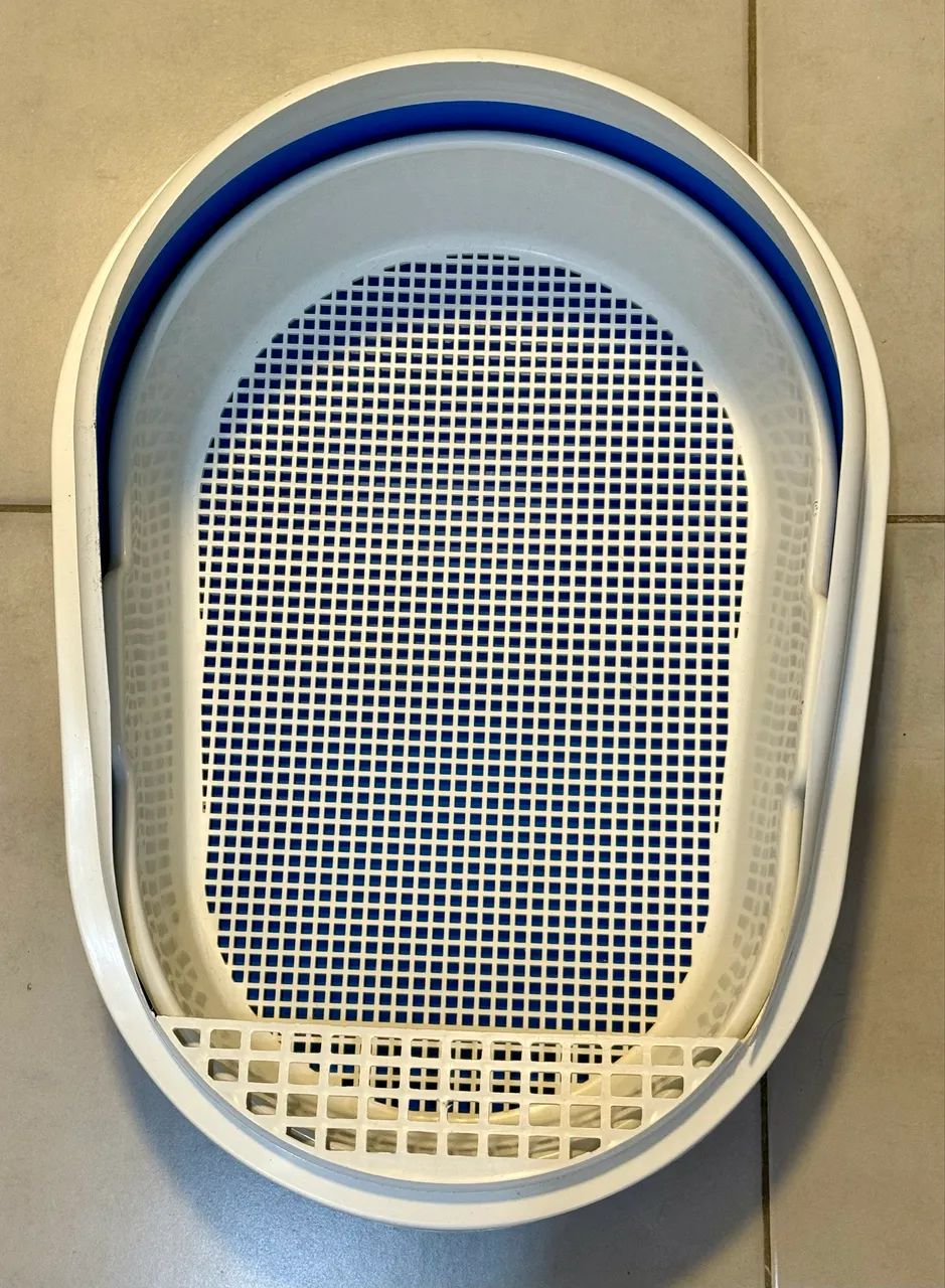 Banheiro Furacão Pet Furba na cor azul para Gatos- NOVO - Foto 2