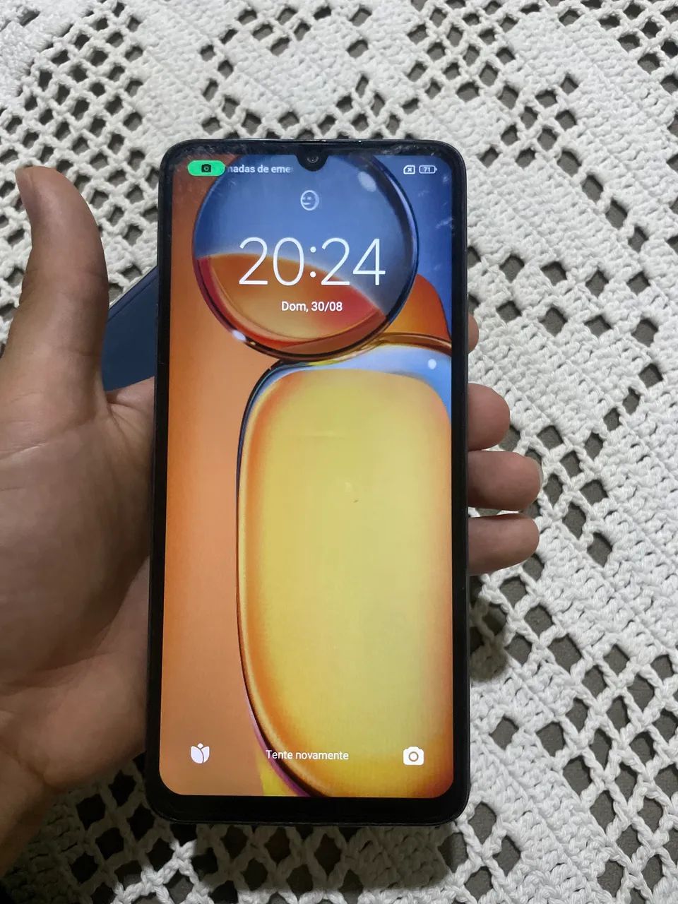 Redmi 13c  8 de ram usado com problema de carregamento  - Foto 3