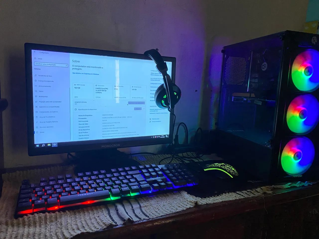 Pc Gamer completo PRA VENDER LOGO - Foto 3