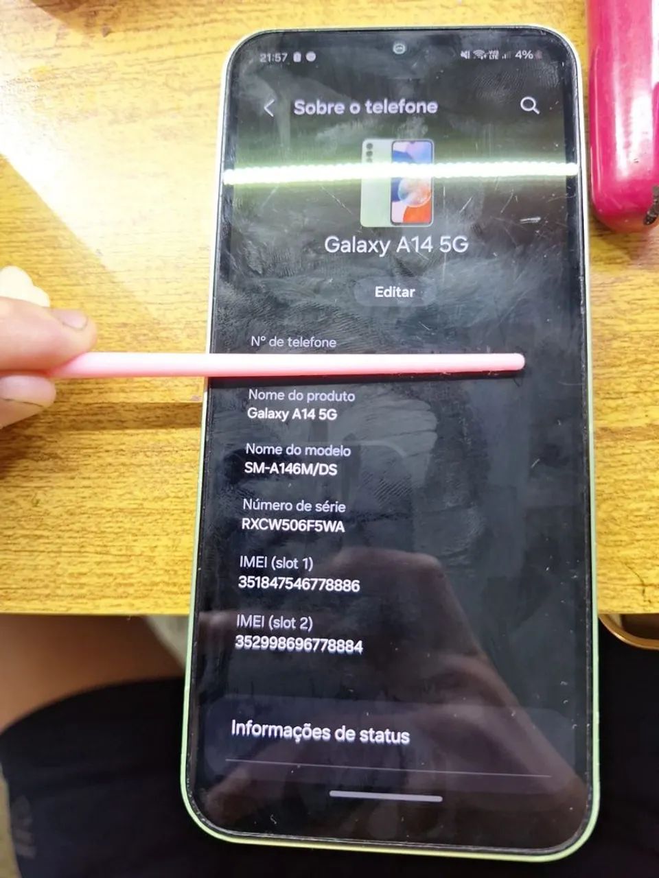 Galaxy A14 5G 64 gb usado  - Foto 4