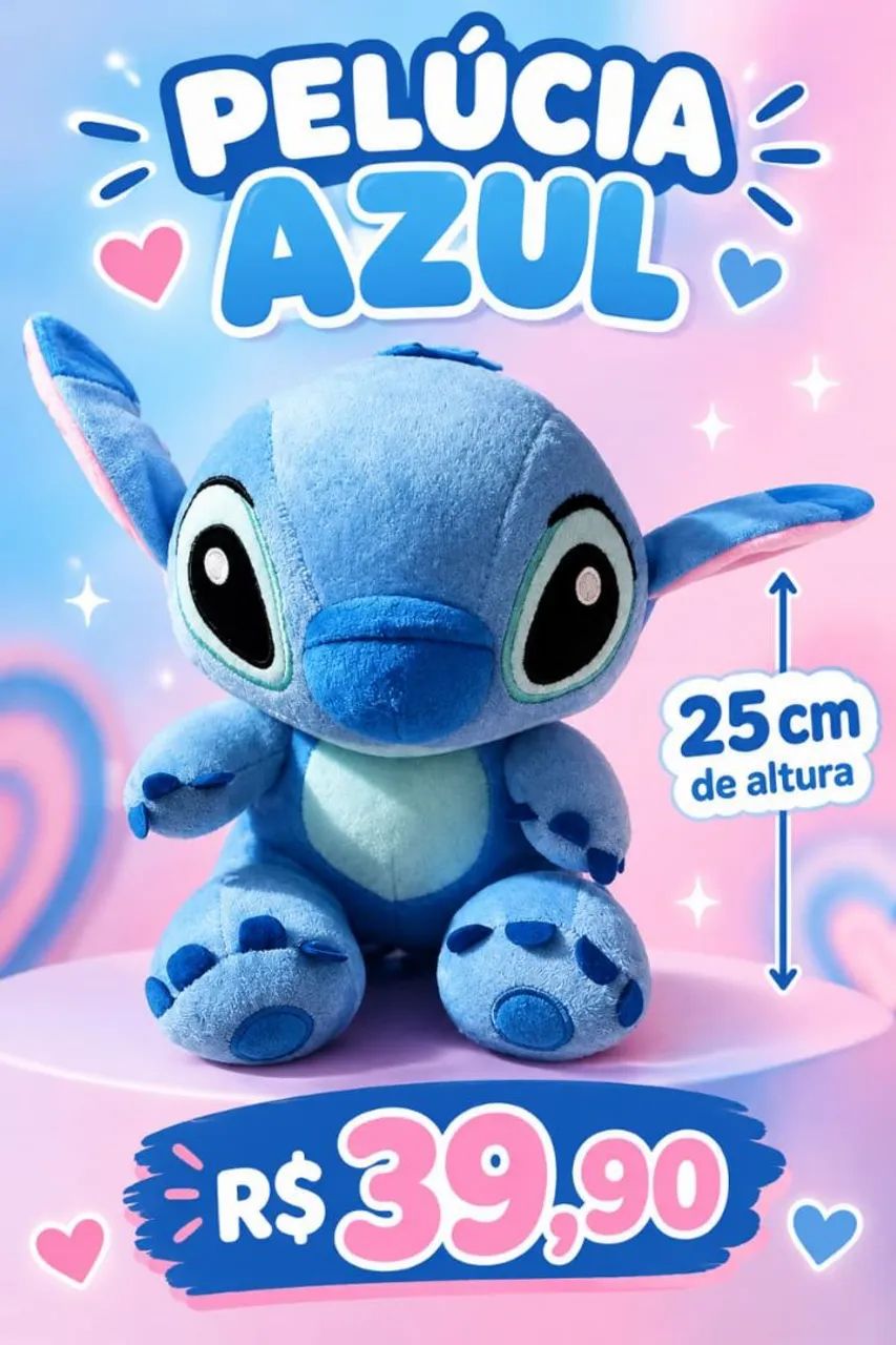 Stitch pelúcia  - Foto 3