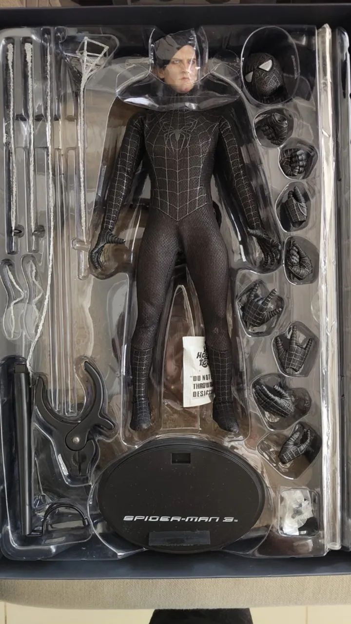 Spider Man 2 - Diorama + head customizada com fios. Hot Toys 1/6