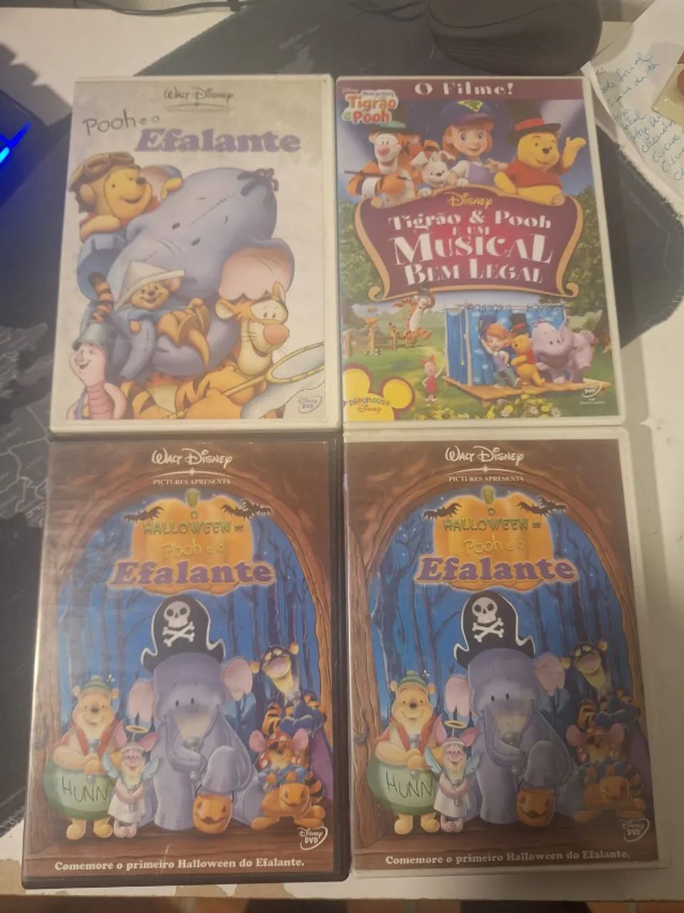 COLEÇÃO POOH E TIGRÃO  4 DVDS DISNEY