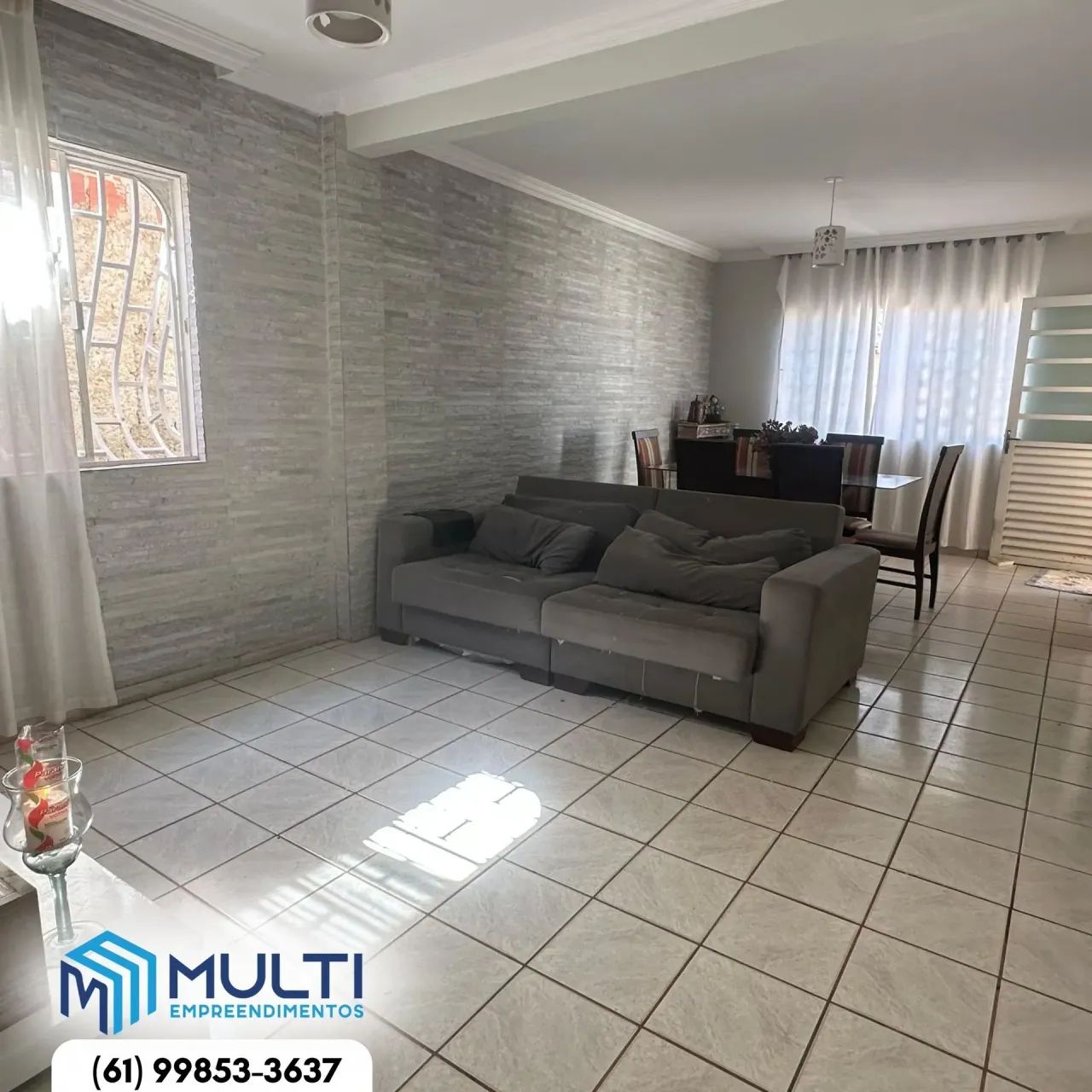 3 Quartos sendo 1 suíte ampla - Sala com 2 ambientes - Aceita veículo - Foto 5