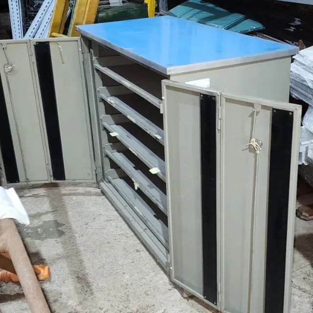 Balcão de Ferro Para Oficina Usado - Foto 4