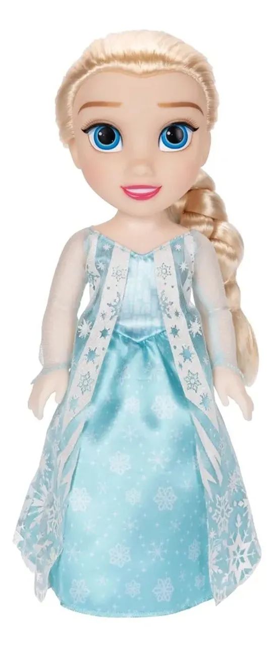 (Novo) Boneca Elsa Frozen Com Acessórios Disney Multikids - Foto 4