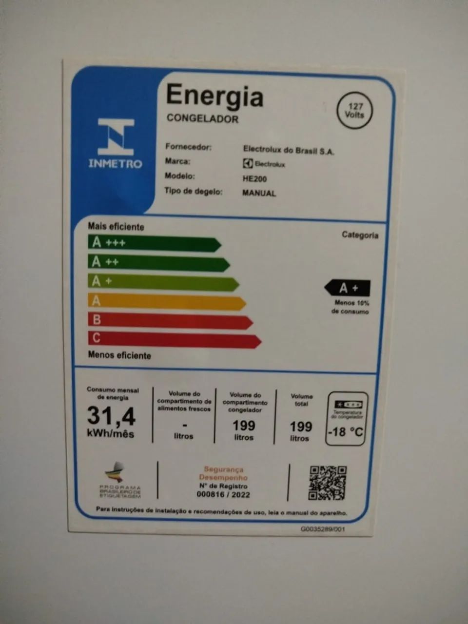  Freezer Horizontal Electrolux HE 200 - Foto 3