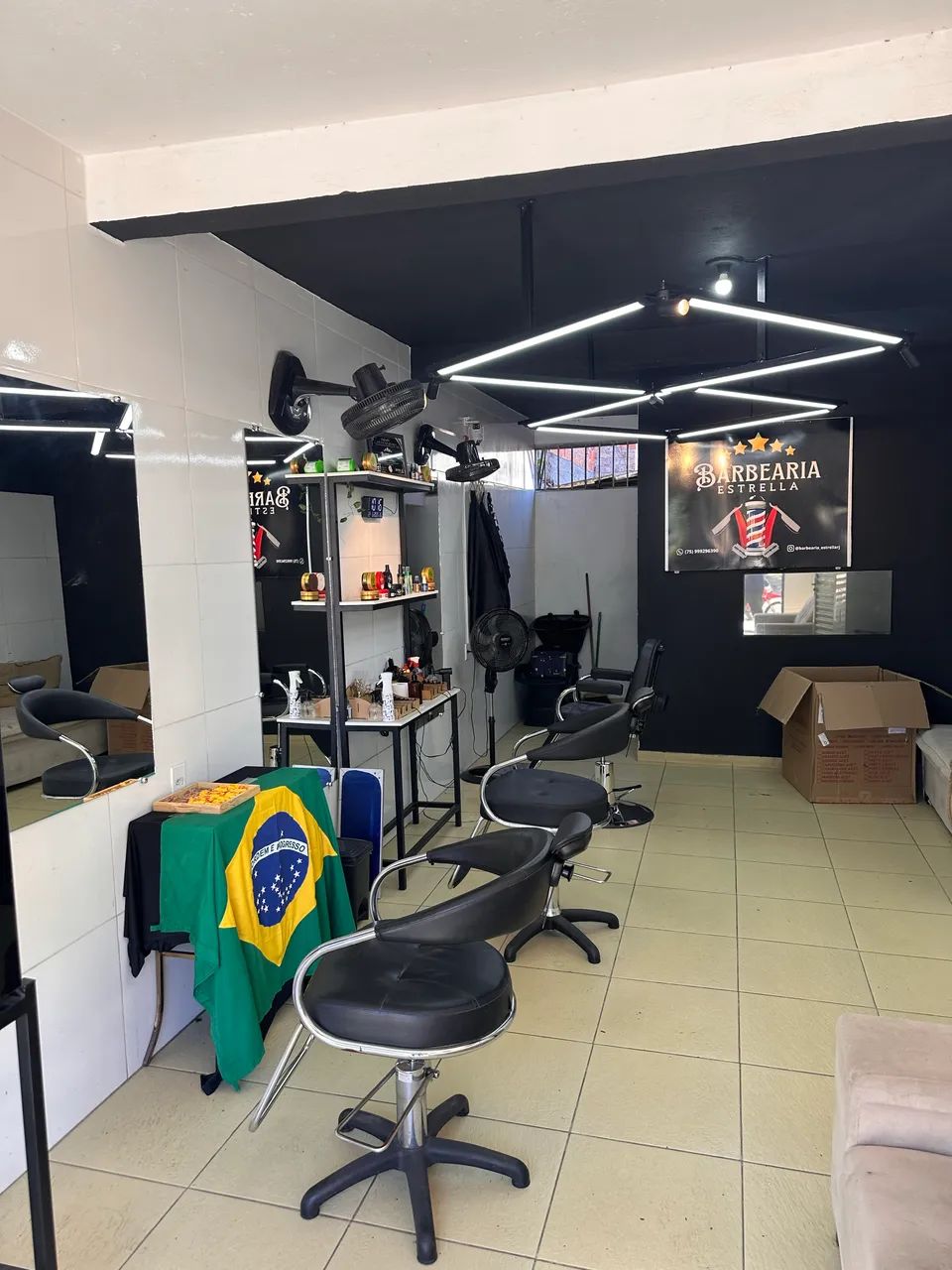 Cadeira de barbeiro  - Foto 4