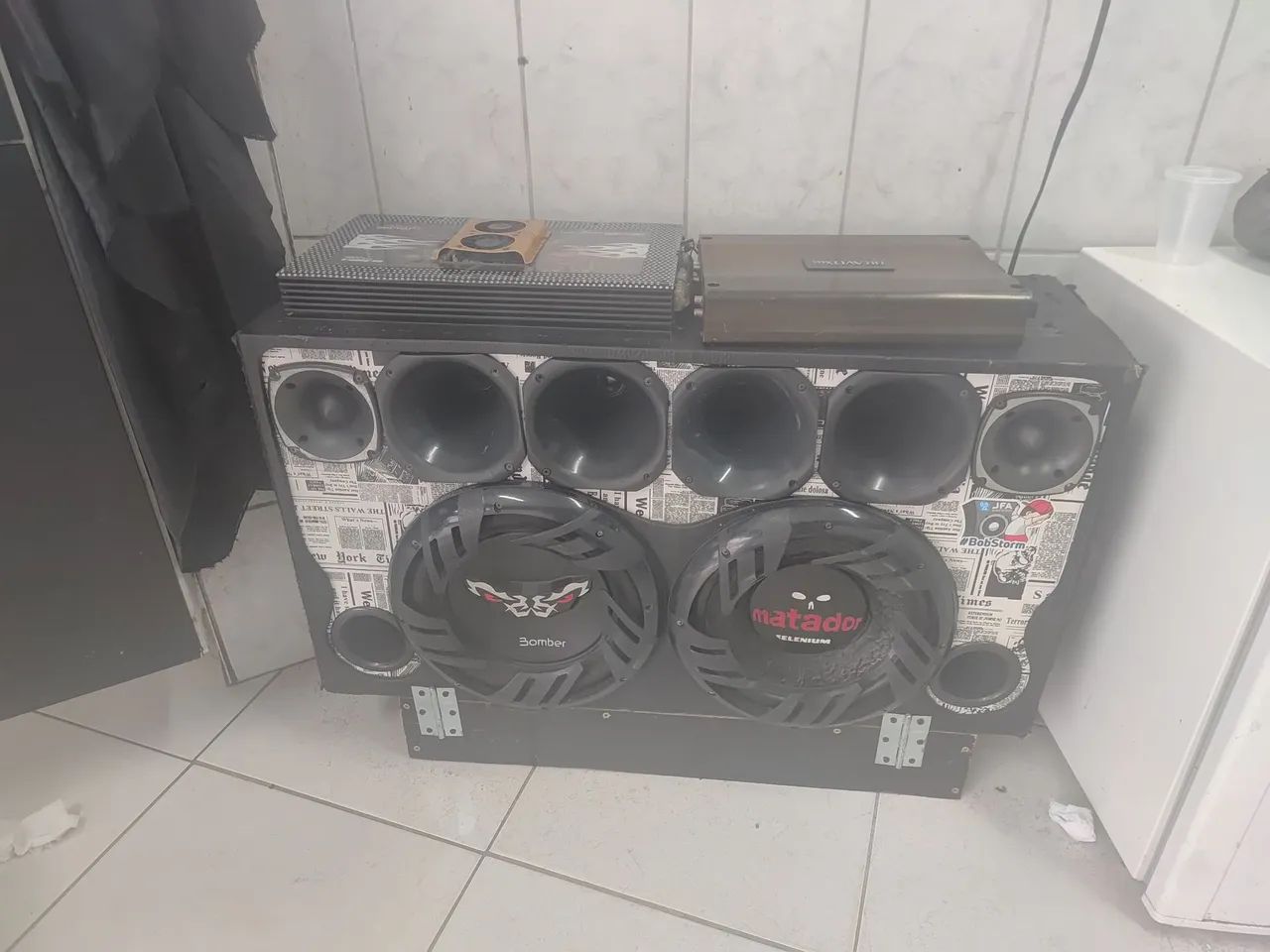 Caixa de som completa 