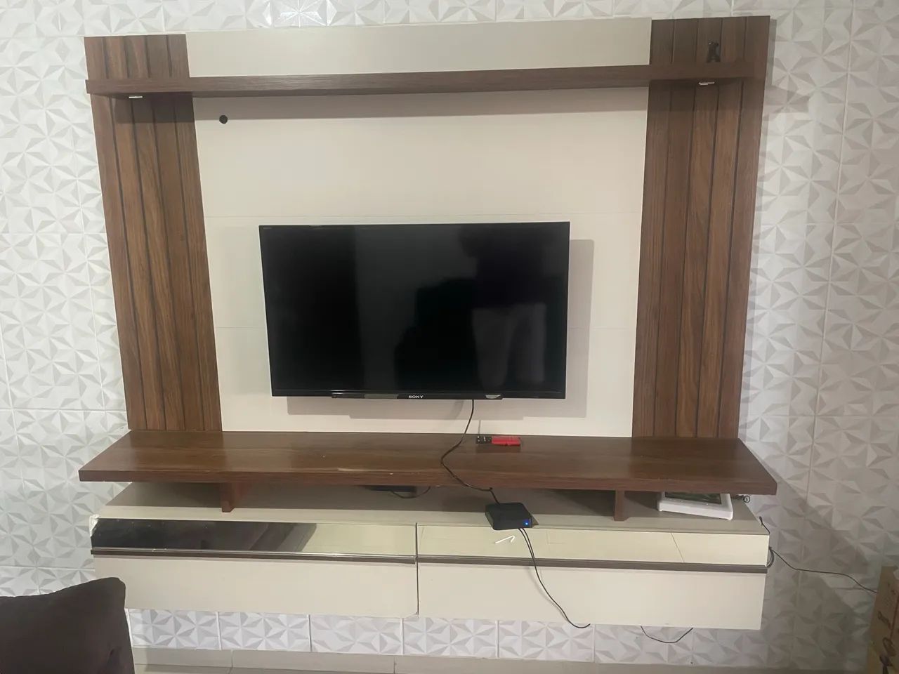 Jogo de sofá + rack + poltrona retrátil  - Foto 2