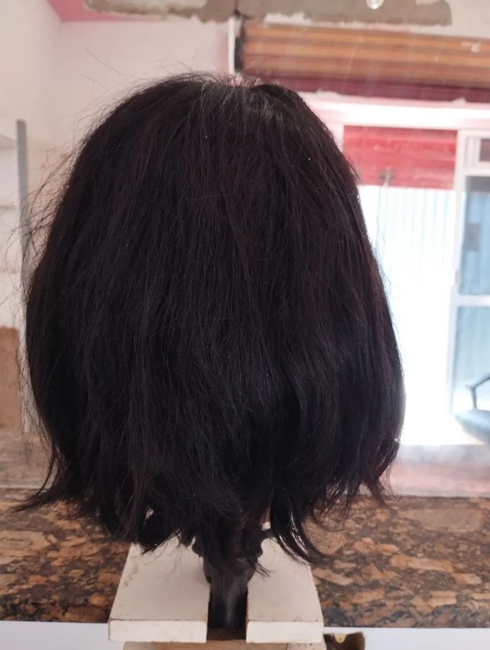 Peruca curta de cabelo humano - Foto 3