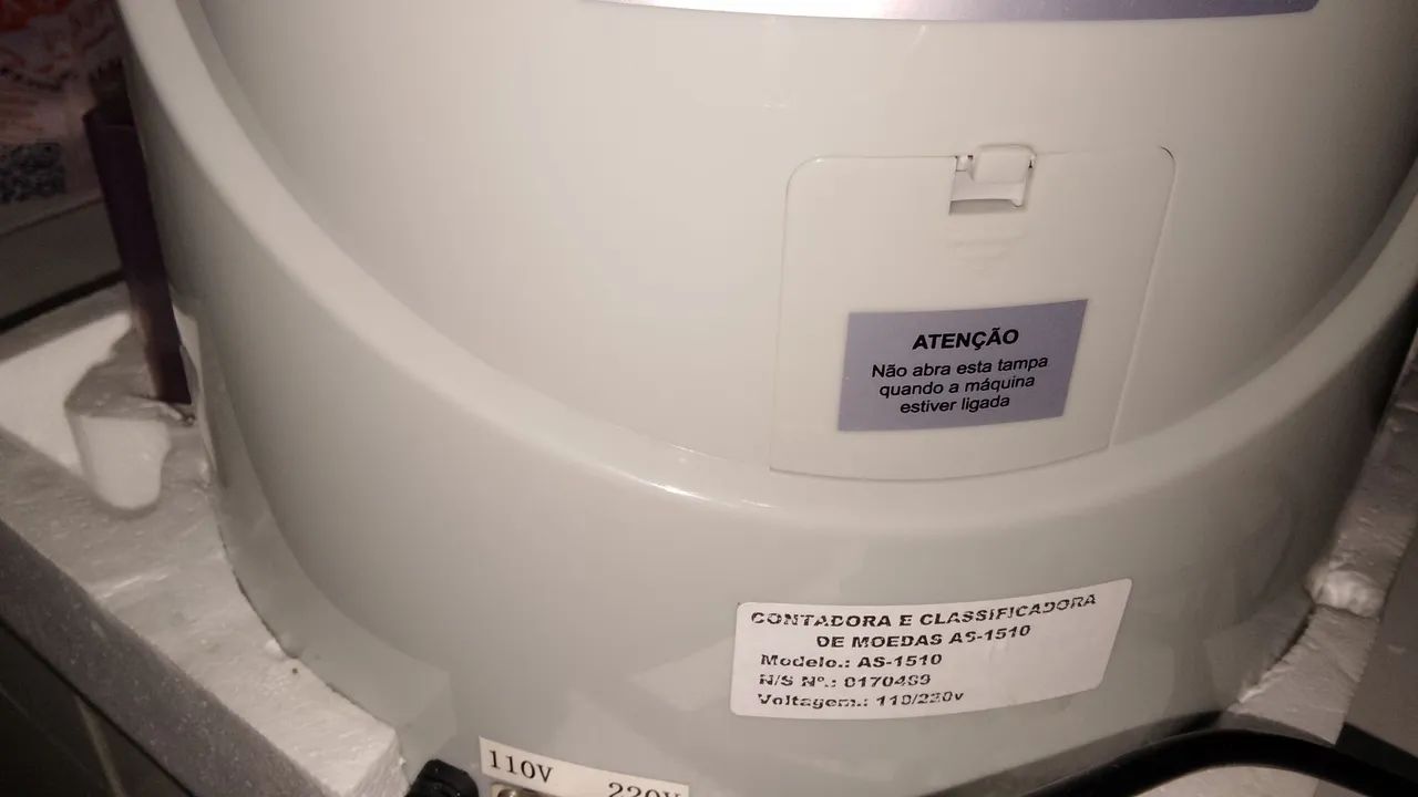Contadora e Classificadora de Moedas FRT AS-1510 Profissional  ( valor para essa  semana ) - Foto 4
