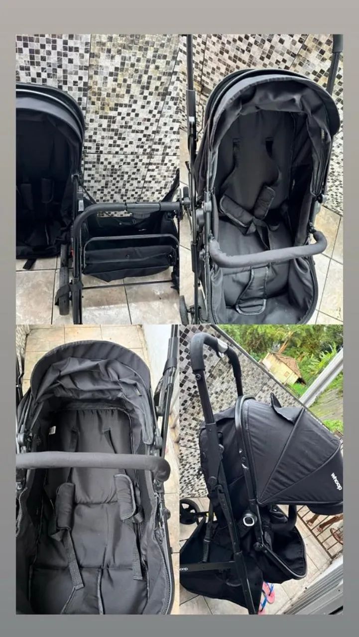 CARRINHO DE BEBE COM BEBE CONFORTO  - Foto 2