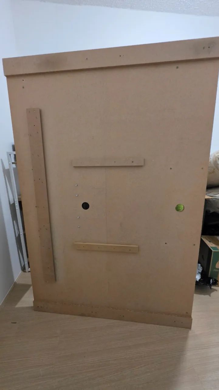 Painel para TV até 55" com nicho e 2 prateleiras - Foto 3