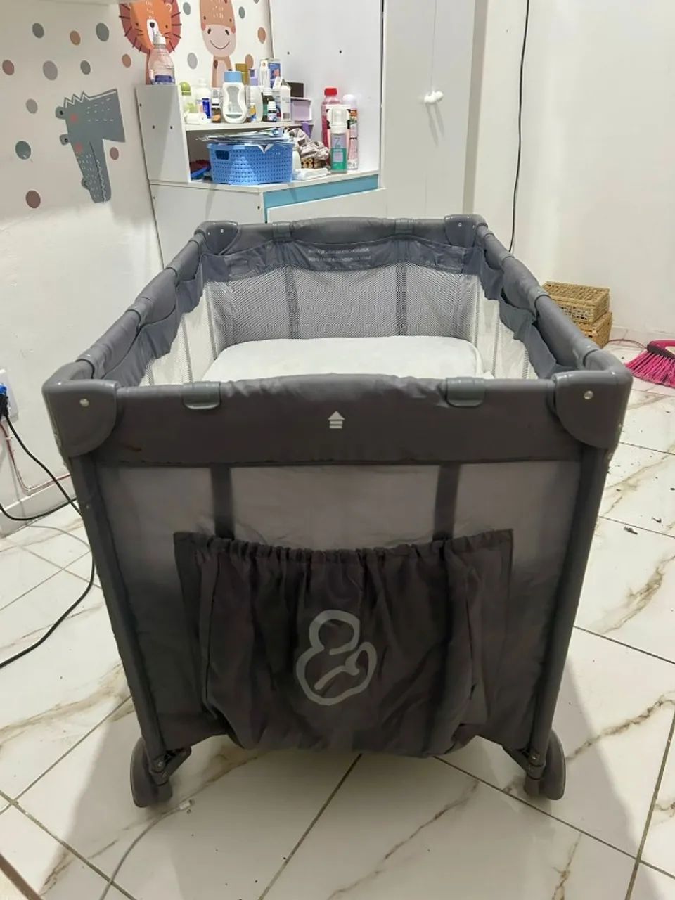 Berço Galzerano com Colchão e Mosquteirios Inclusos - Foto 4