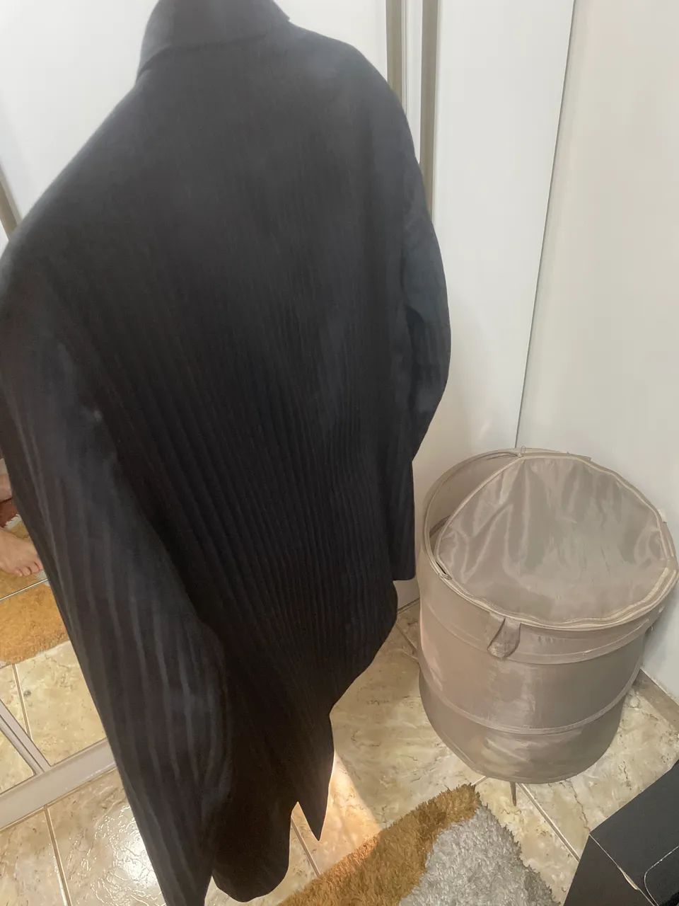 Terno listrado preto da marca Enzo Toscani - Foto 2
