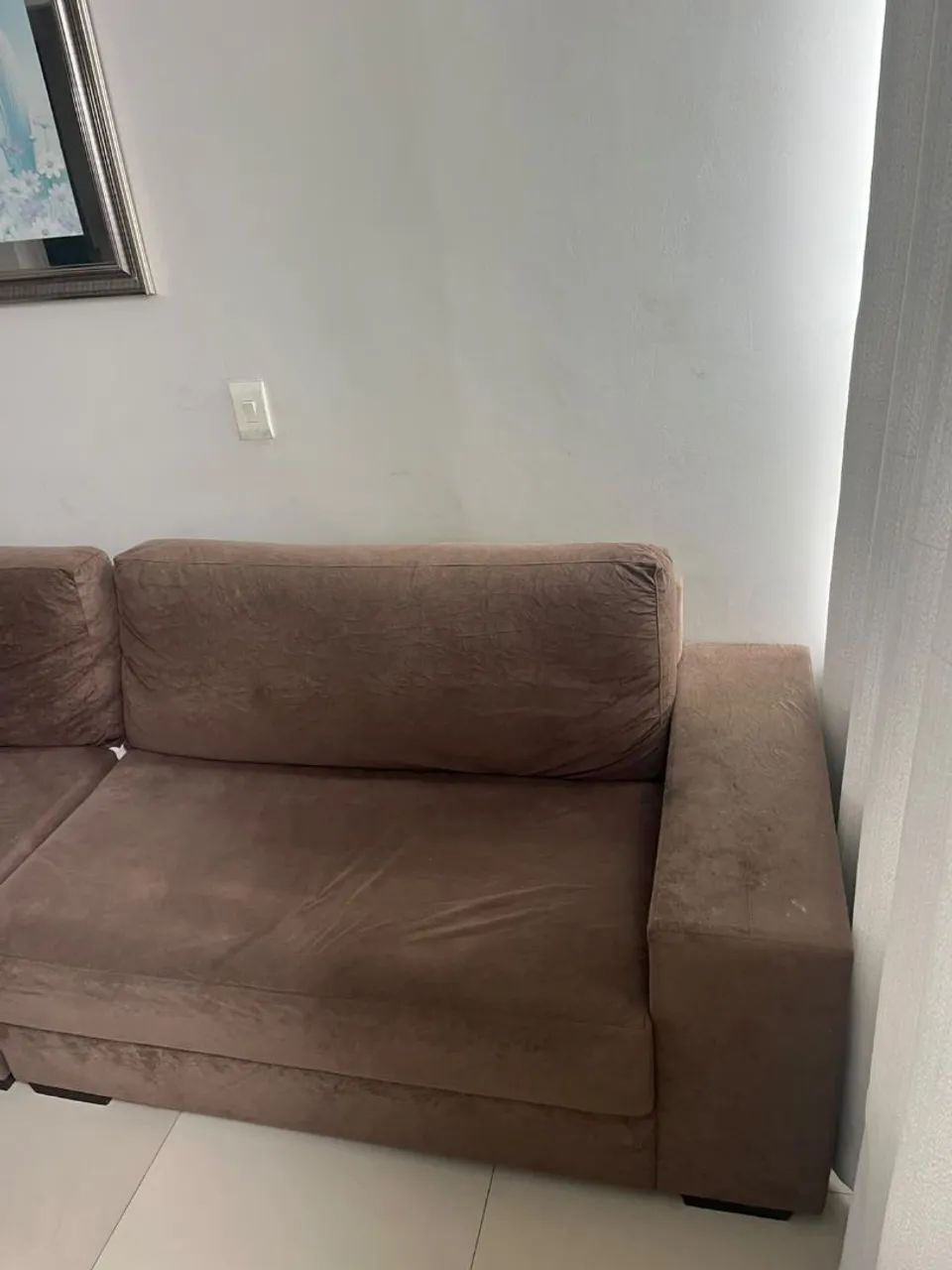 Vende-se sofá 3 metros bem confortável  - Foto 4