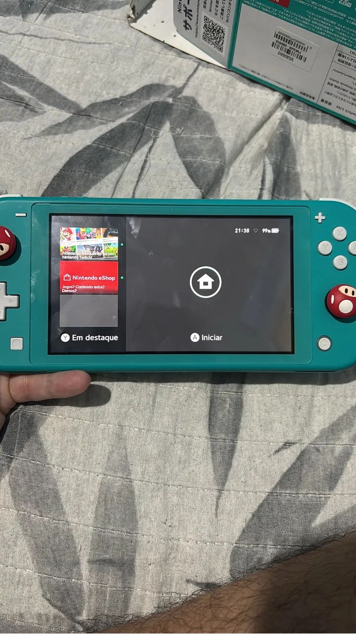 nintendo switch lite (aceito troca em ps4, psvita e iphone