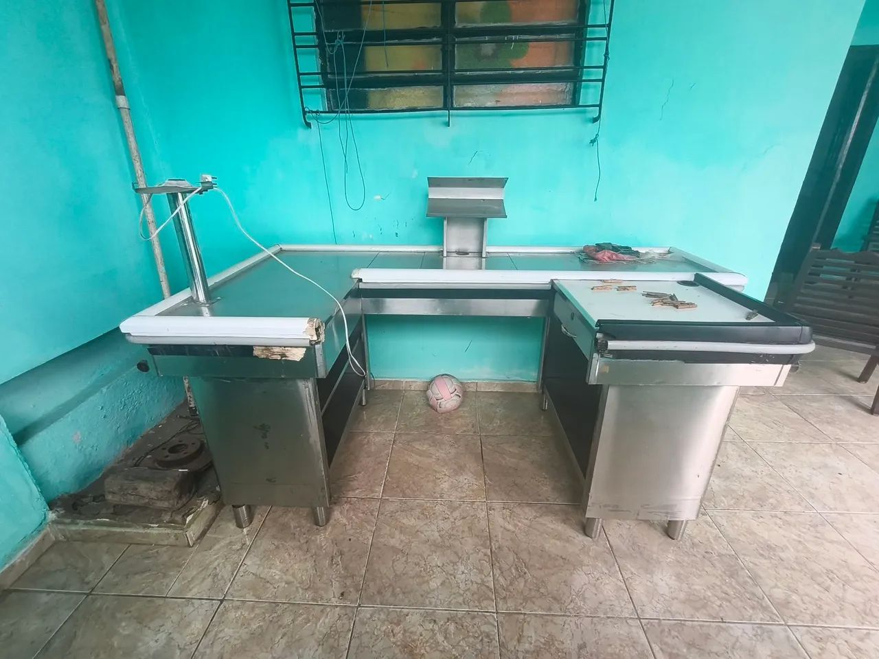 CAIXA DE SUPERMERCADO/BALCÃO/CHECKOUT EM INOX. - Foto 5