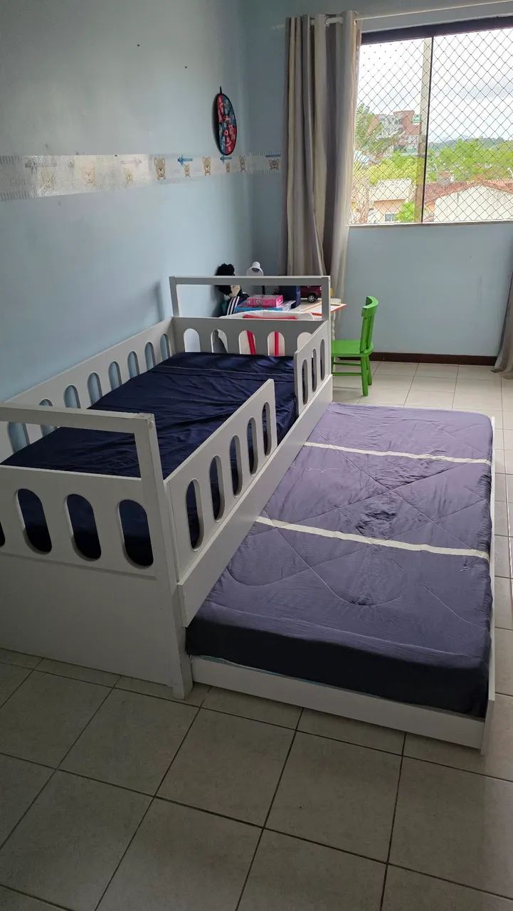 Cama montesoriana solteiro casinha - Foto 3