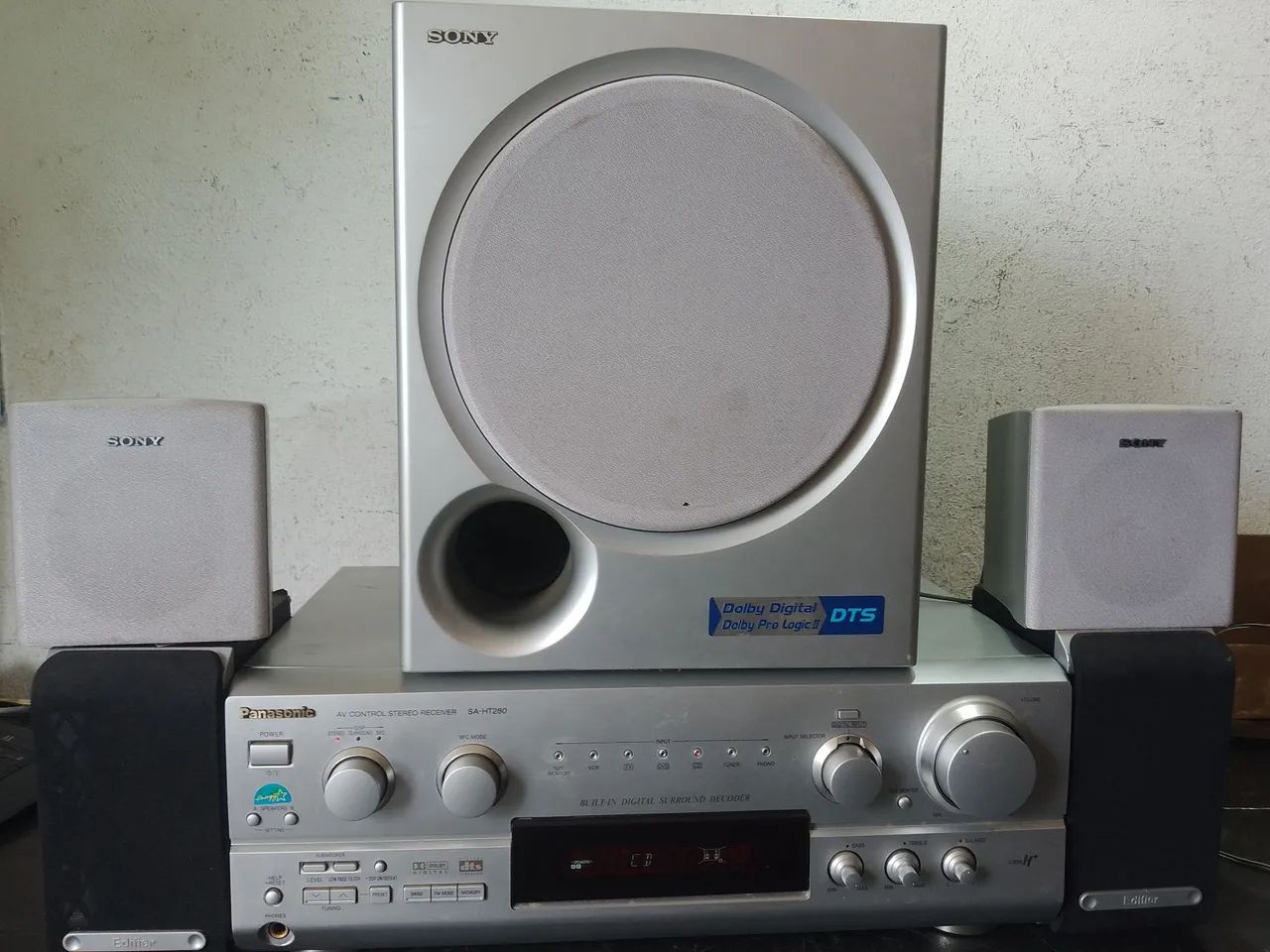 Receiver Panasonic importado em ótimo estado