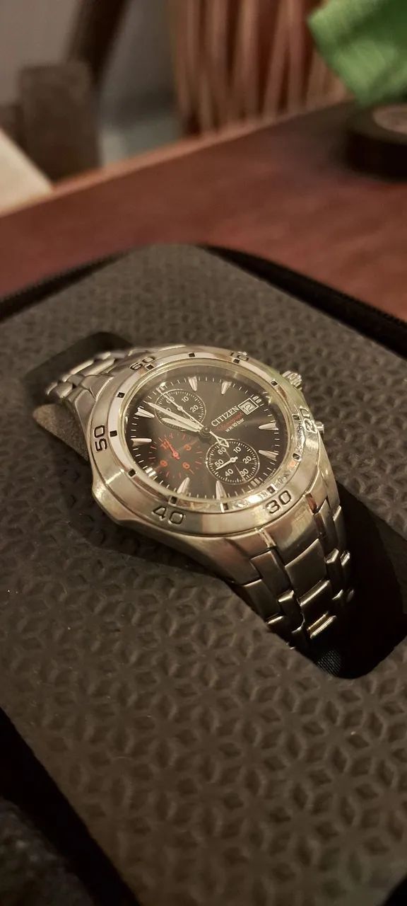 Relógio citizen cronograph sem uso - Foto 2