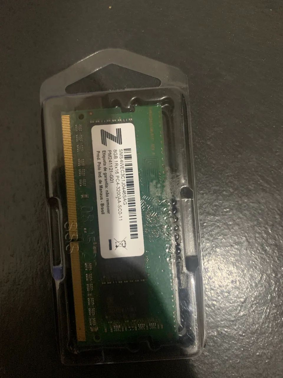 Memória ram 16 gb - 2x8gb 3200hz notebook 