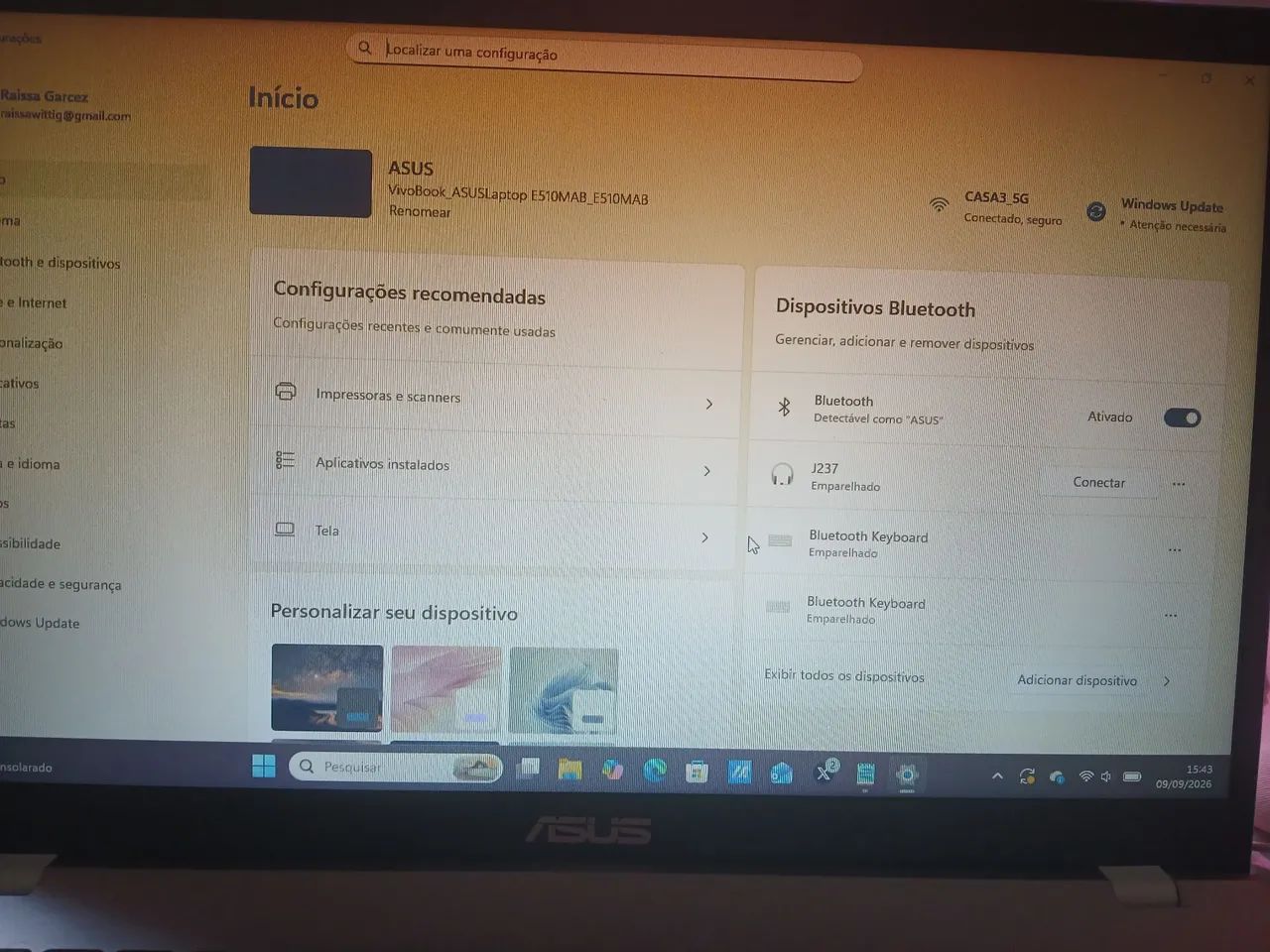 VENDO NOTEBOOK ASUS E510MAB  - Foto 4