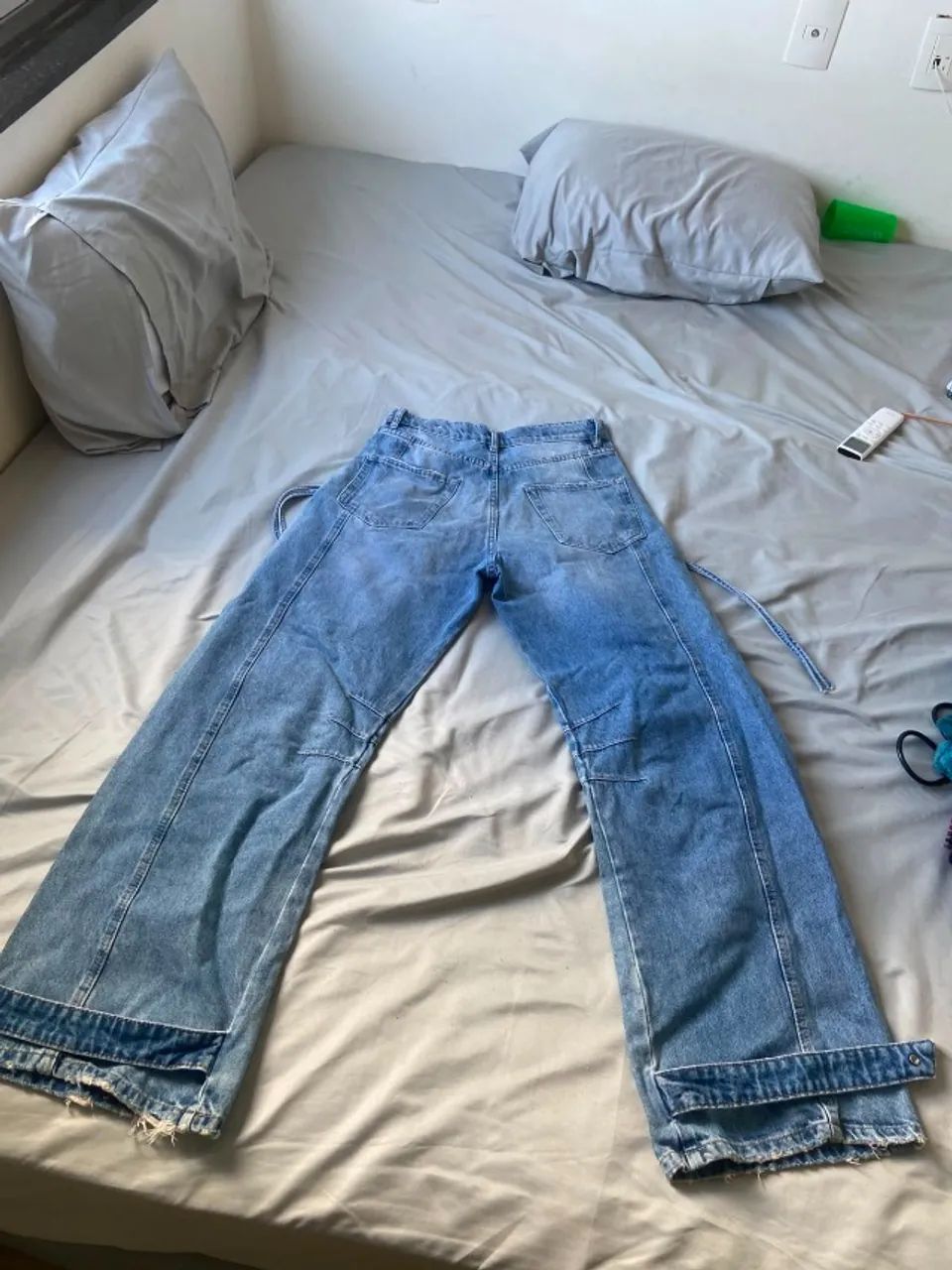CALÇA MULTICARGOS JEANS ZARA - ORIGINAL  - Foto 3