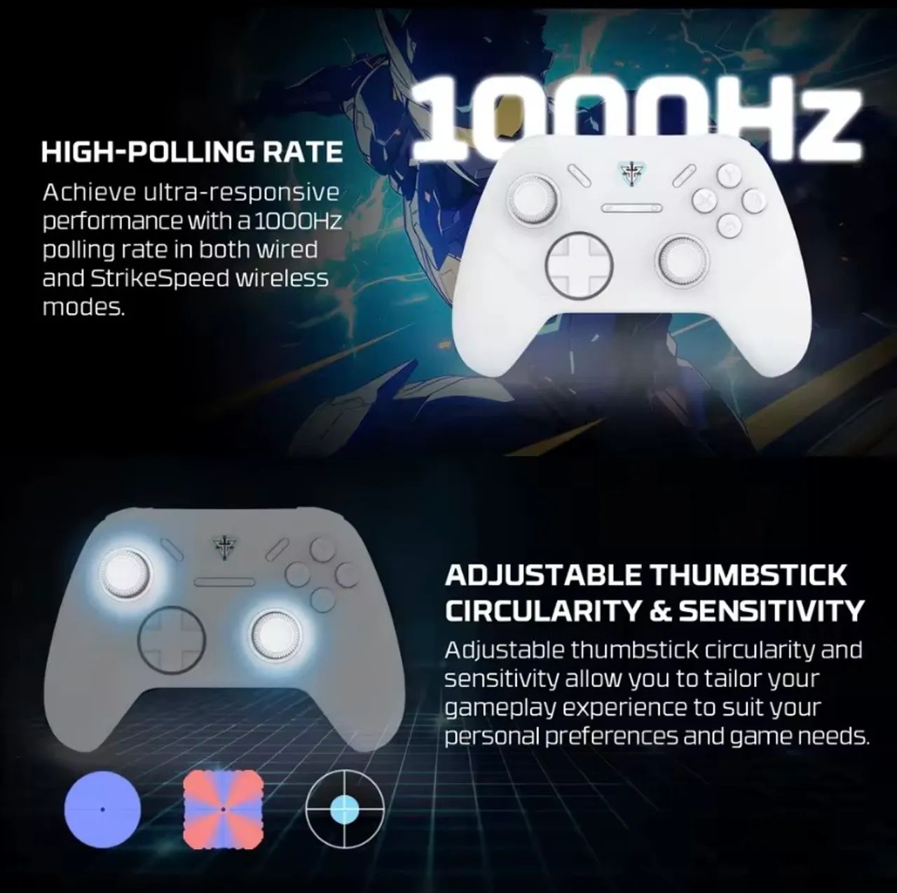 Controle PC/Android/Nitendo Switch e PS3 - Foto 5