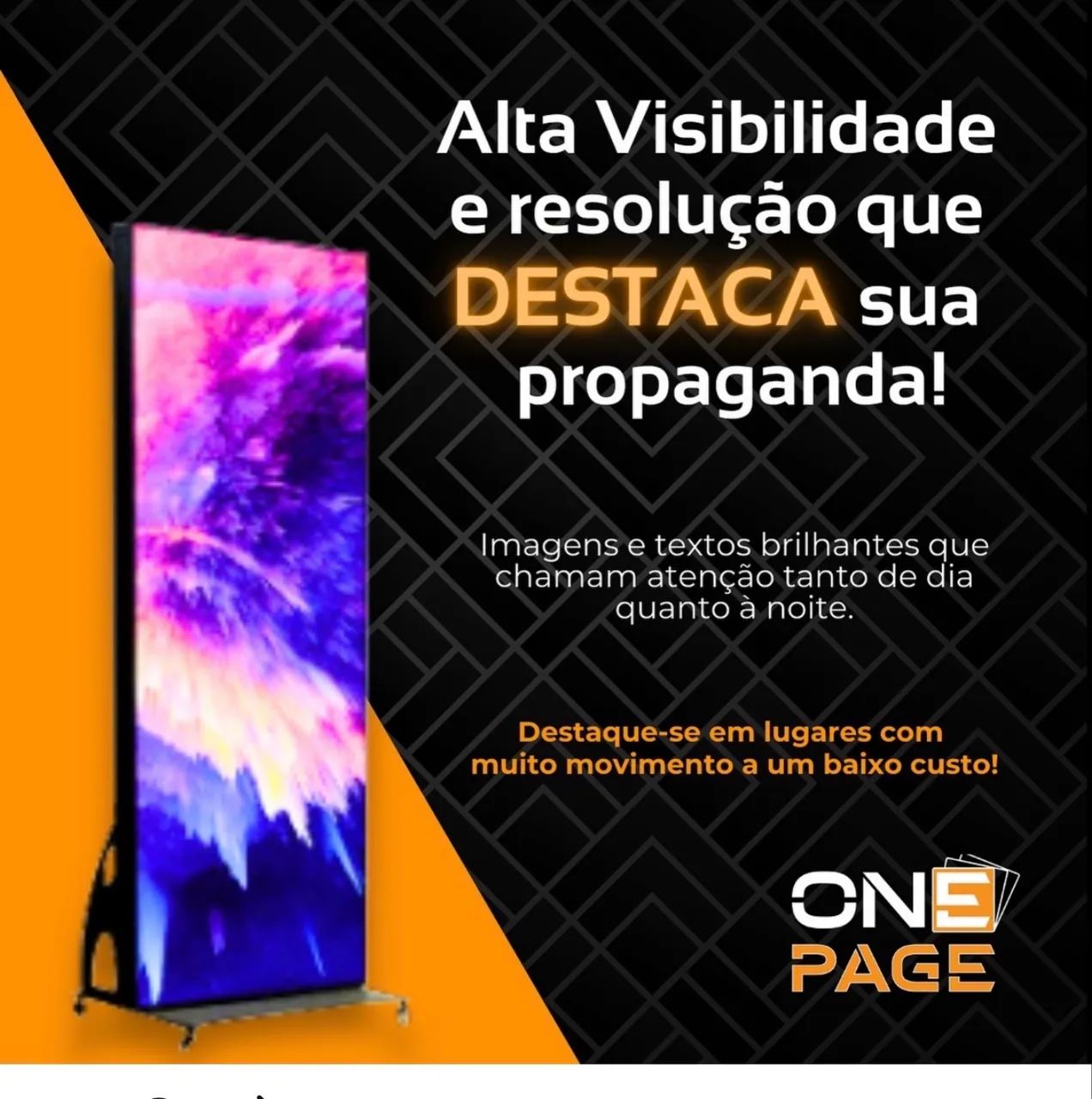 Painel de led P2.5 0,80x2m - Foto 4