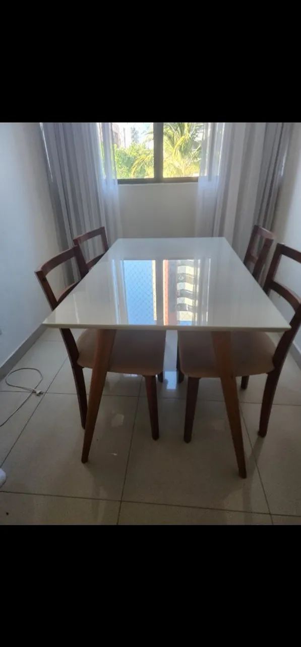 Conjunto com 4 Cadeiras em Madeira - Marca Herval - Foto 5