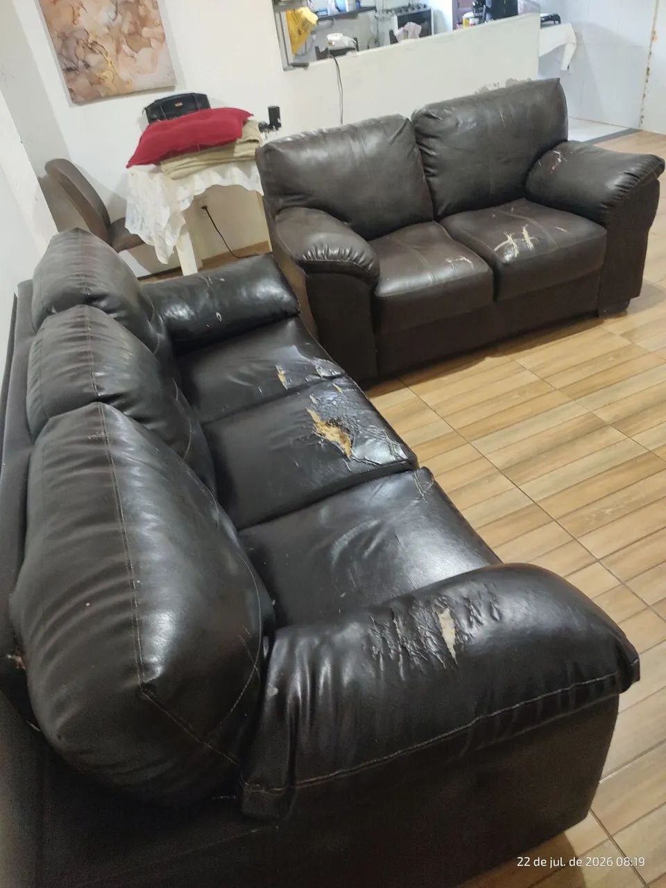 VENDO SOFÁ 2 E 3 LUGARES  - Foto 5