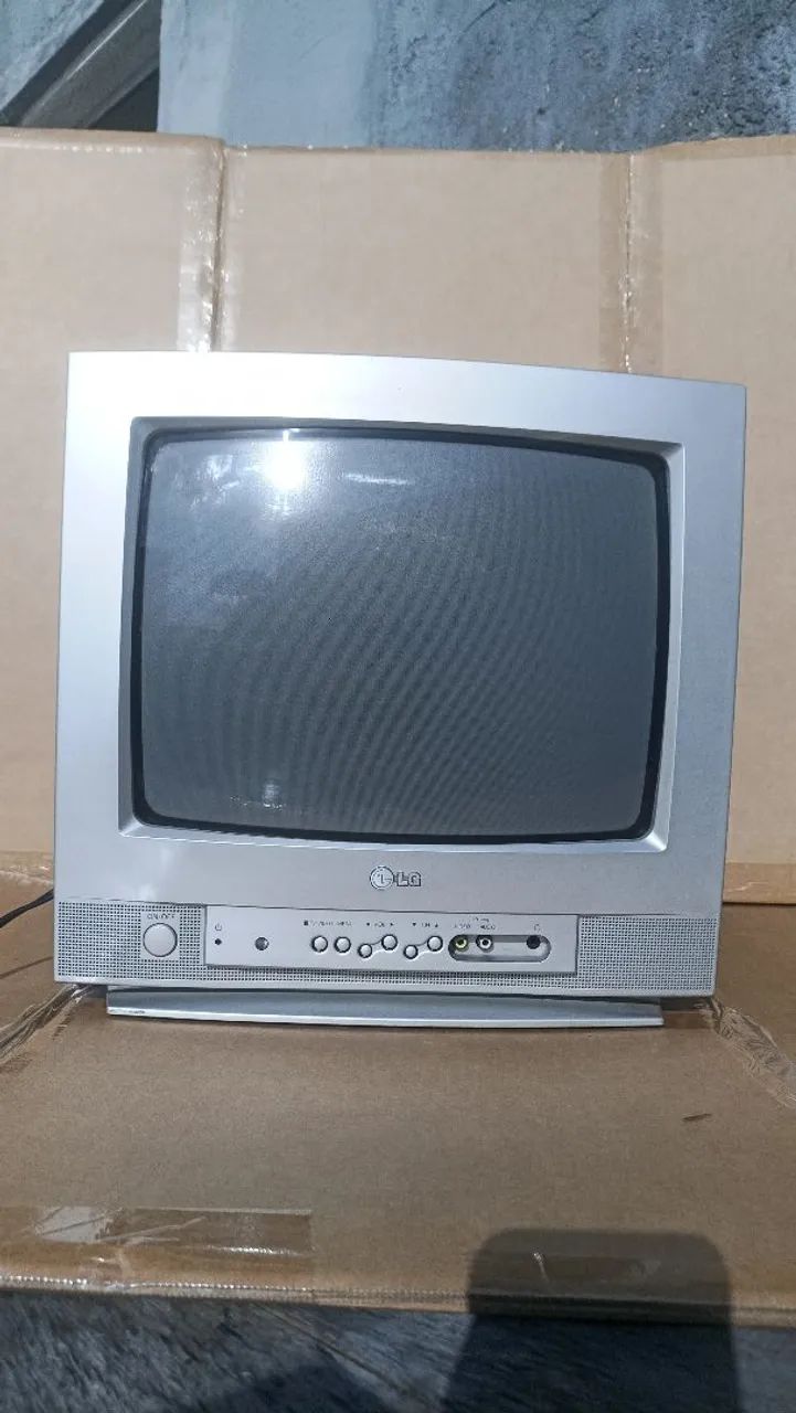 Tv CRT mod componente LG RP tubo tv retrô gamer 