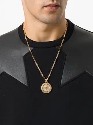 Cordão Versace Medusa pendant necklace - Foto 3