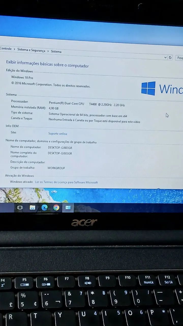 Notebook Acer - 4GB RAM - Foto 3